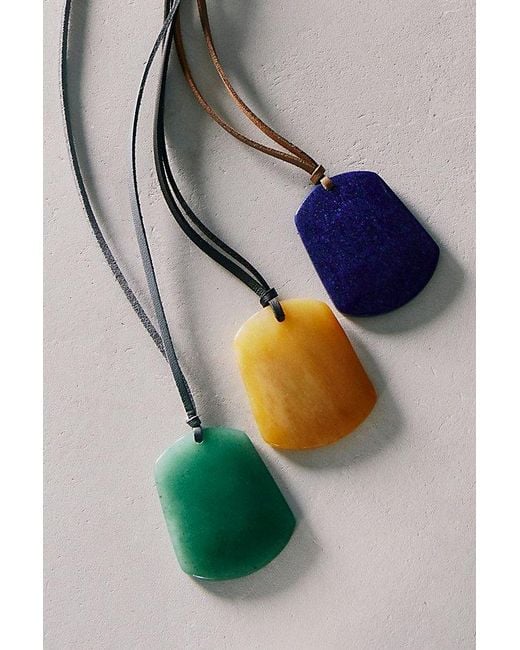 Free People Natural Lena Semiprecious Stone Necklace