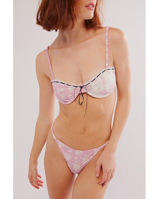 Free People Pink Emily Briefs