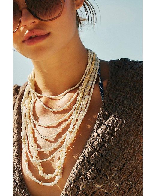 Free People Brown Milos Layered Necklace