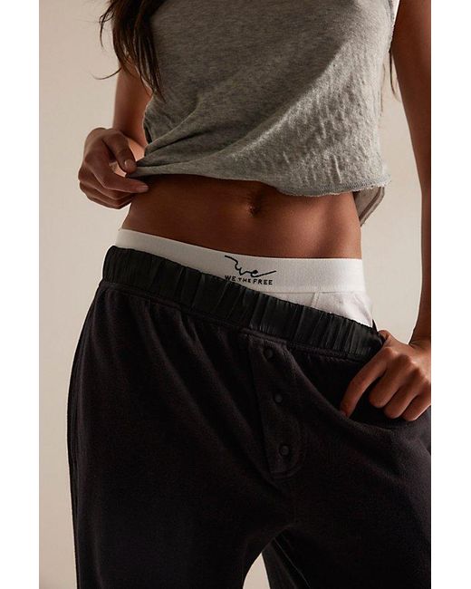 Free People Natural Don'T Look Back Lounge Pants By