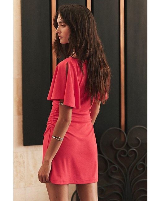 free-est Red Prima Tee Mini Dress By