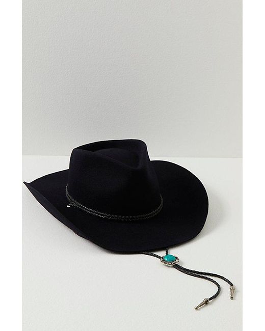Free People Sawyer Band Felt Hat At In Black