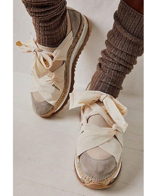 Free People Natural Chapmin Espadrille Sneakers