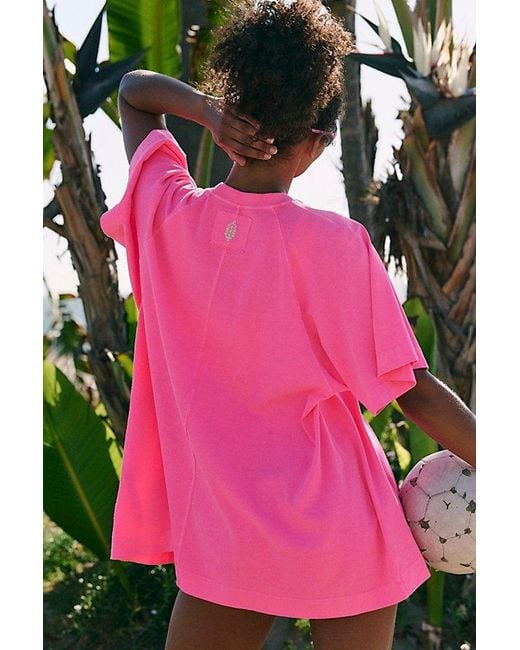 Fp Movement Pink Icon Tee