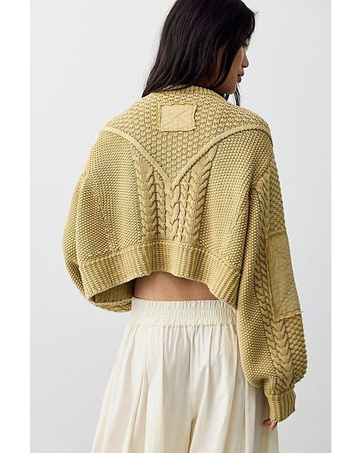 Free People Natural Sasha Cotton Cardi