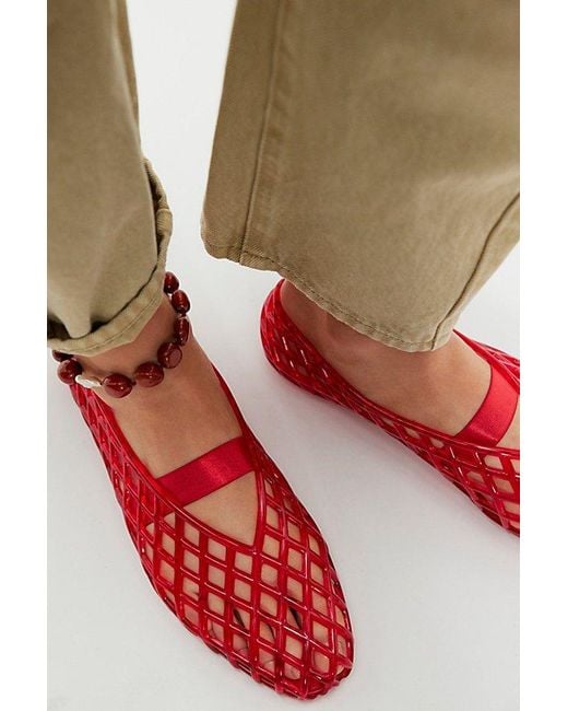 FP Vegan Collection Green Nola Jelly Mary Janes By