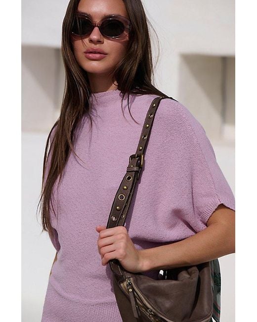 free-est Multicolor Amara Mini Sweater Dress By