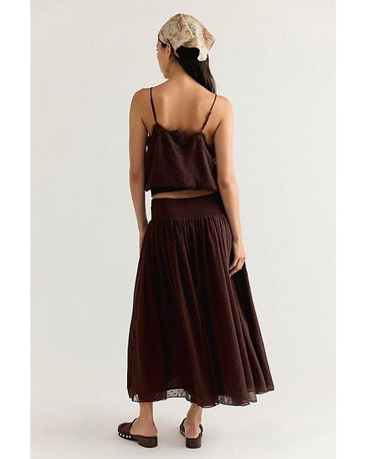 Free People Multicolor Sunflare Maxi Skirt Set