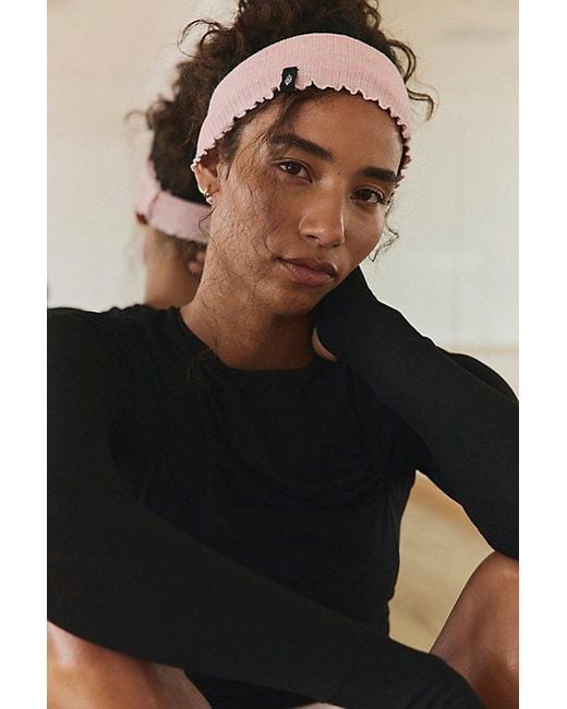 Free People Pink Barre Extra Wide Soft Headband