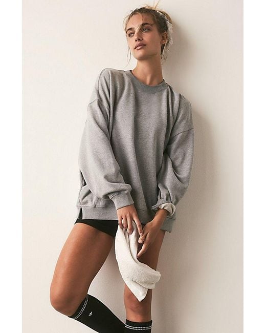 Fp Movement Gray All Star Solid Pullover
