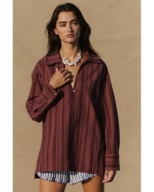 free-est Brown Fallon Pant Set By