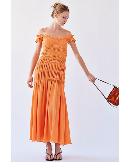 Georgia Hardinge Orange Harlow Dress