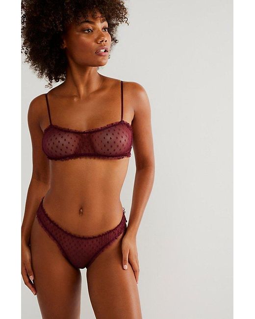 Only Hearts Brown Coucou Lola Pearl Thong