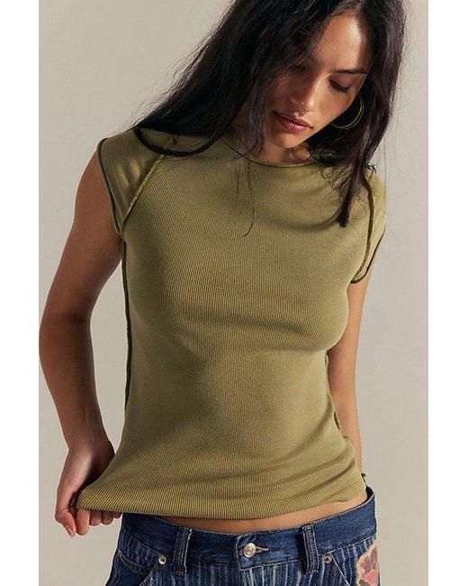 Free People Green Ever Had Tee