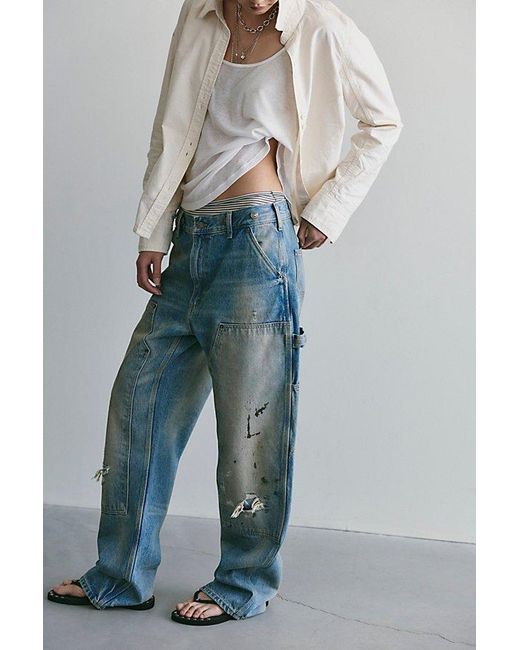 Free People Multicolor Emily Carpenter Jeans