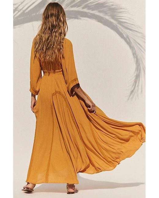 free-est Yellow Dixie Maxi Dress By