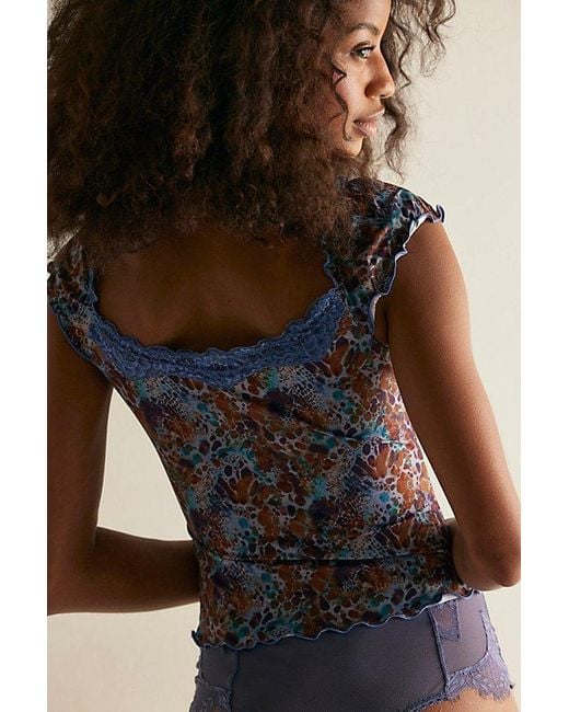 Intimately By Free People Multicolor Mix & Match Baby Tee By