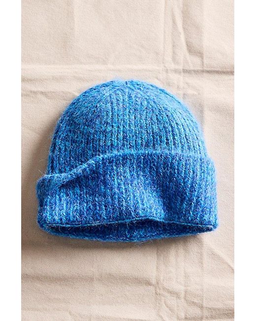 Free People Blue Frostline Beanie