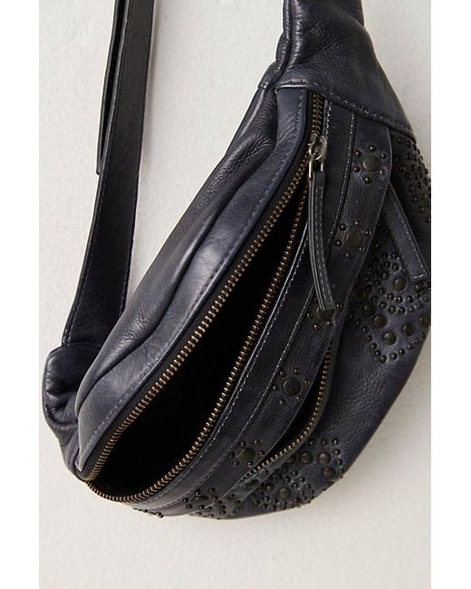 Free People Black Ana Adorned Sling Bag