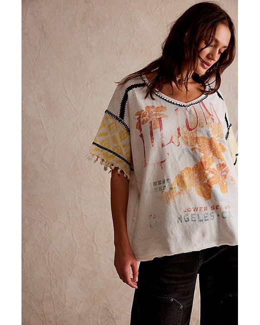 Free People Natural We The Free Take Me Out Tee