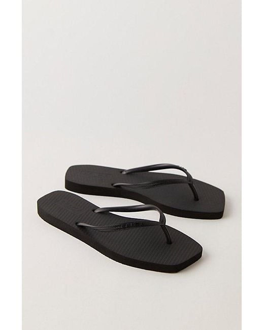 Brizza Arezzo Black Going Coastal Flip Flops By