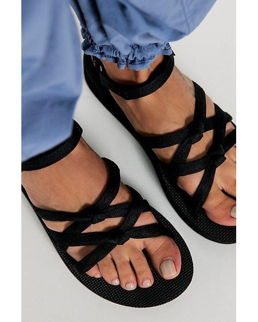 Teva Blue Midform Kena Slim Sandals
