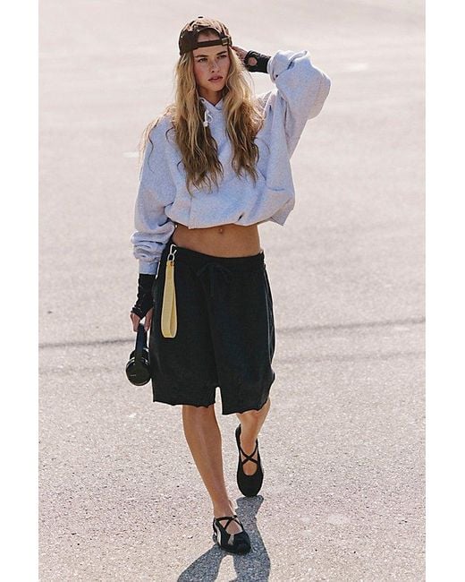 Fp Movement Black Making Waves Sweat Shorts