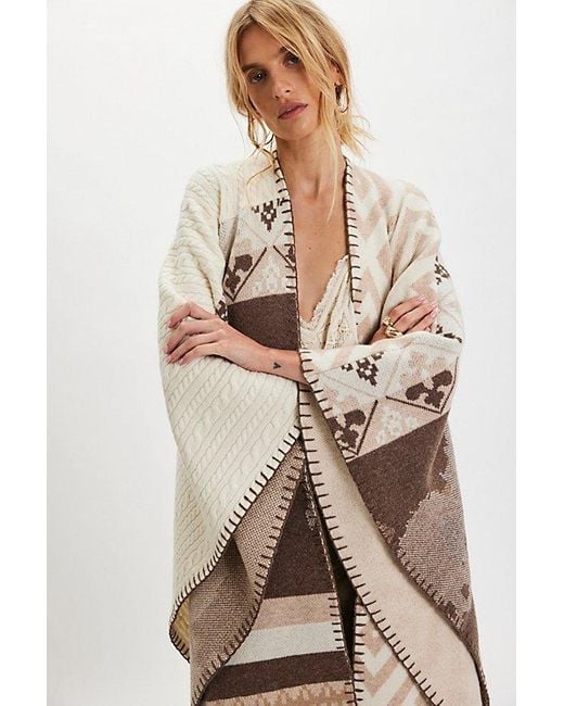 Spell Natural Outback Blanket Shawl By
