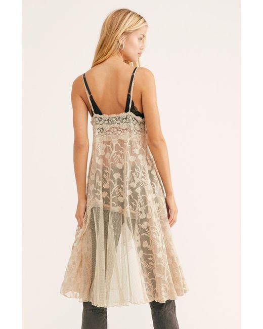 Free people lace slip discount