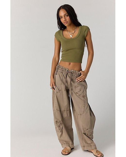 Free People Green Brooklyn Tee