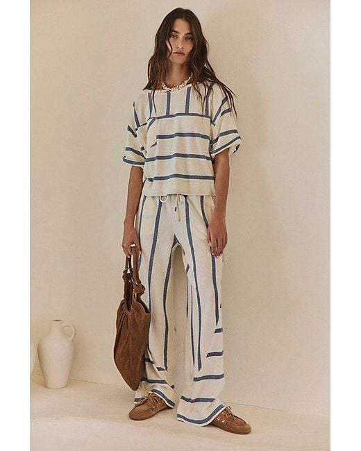 free-est Natural Nolan Pant Set By