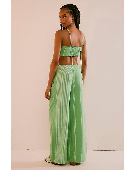 Free People Green Casual Friday Set