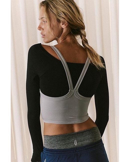 Fp Movement Black All Clear Shine Cami