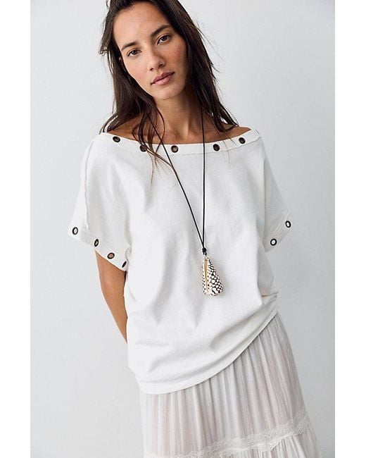 Free People Blue Billie Tee