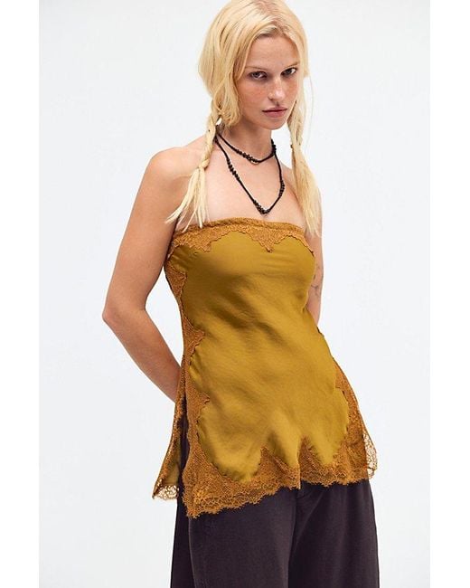 Intimately By Free People Yellow Kiss And Tell Tunic By
