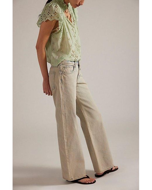 Citizens of Humanity Green Exclusive Nora Trouser Leg Jeans