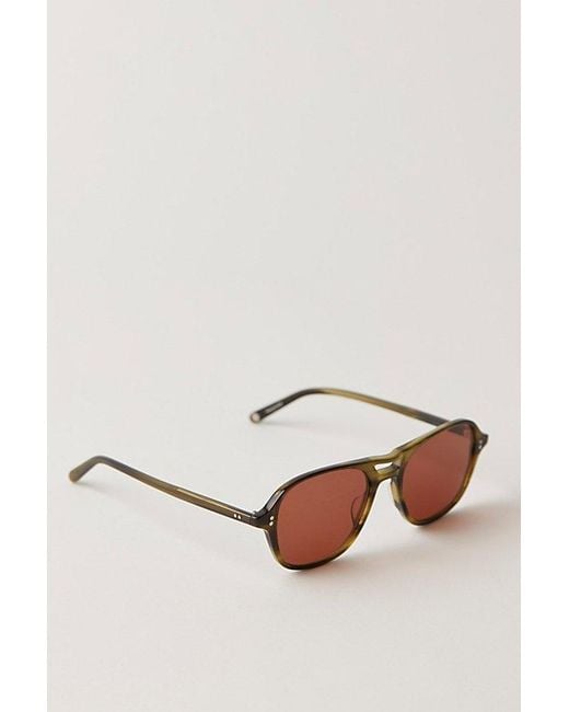 Garrett Leight Brown Doc Sunglasses