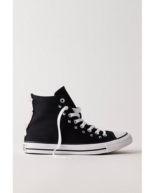 Converse Black Chuck Taylor All Star Bows & Studs High-Top Sneakers