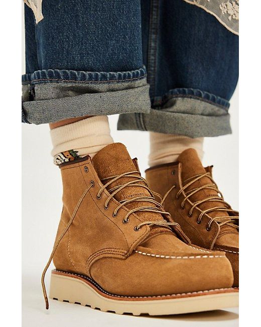 Red Wing Blue 6" Classic Moc Boot