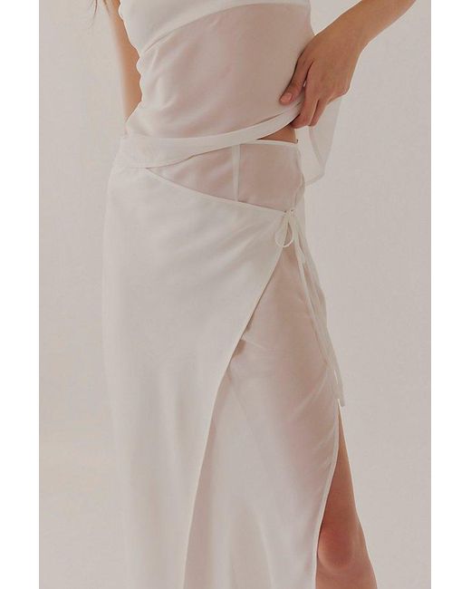 Ownley White Ricky Maxi Skirt Set