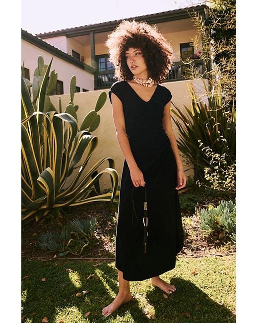free-est Black Chateau Low-back Midi