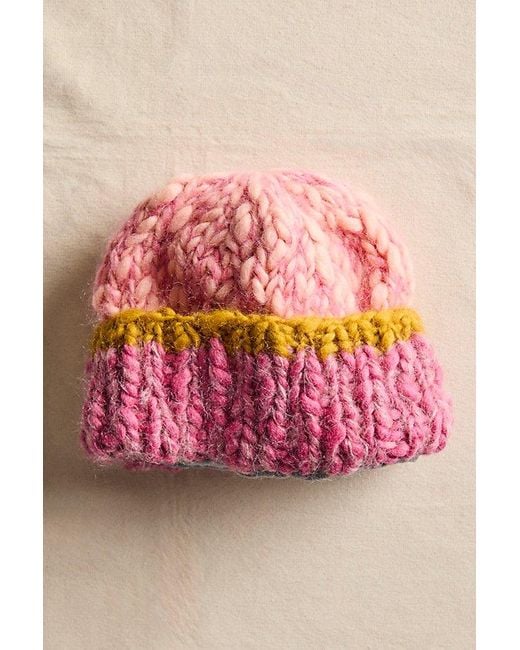 Free People x French Knot Chunky Woven Fisherman Hat | NWT French Knot Chunky Woven Fisherman Hat By in Pink | Lyst UK main image 4