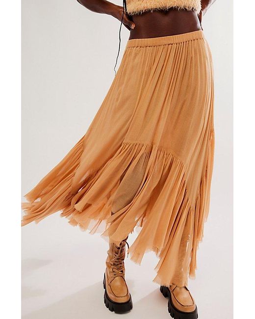 Free People Natural Fp One Clover Skirt