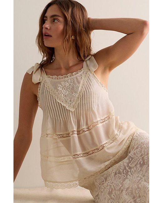 Intimately By Free People Brown Sunflare Blouson Tank Top By
