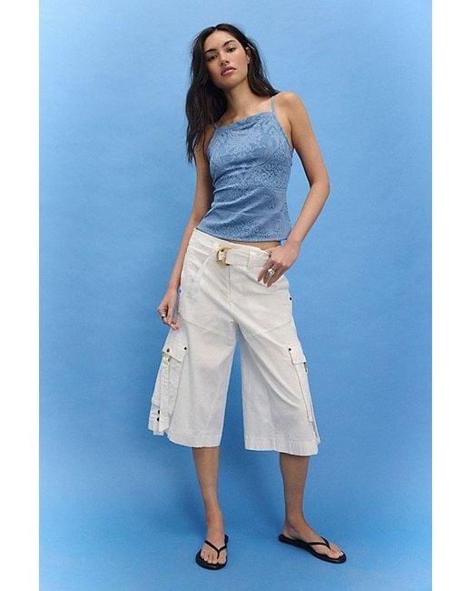 Free People Blue My Love Tank Top