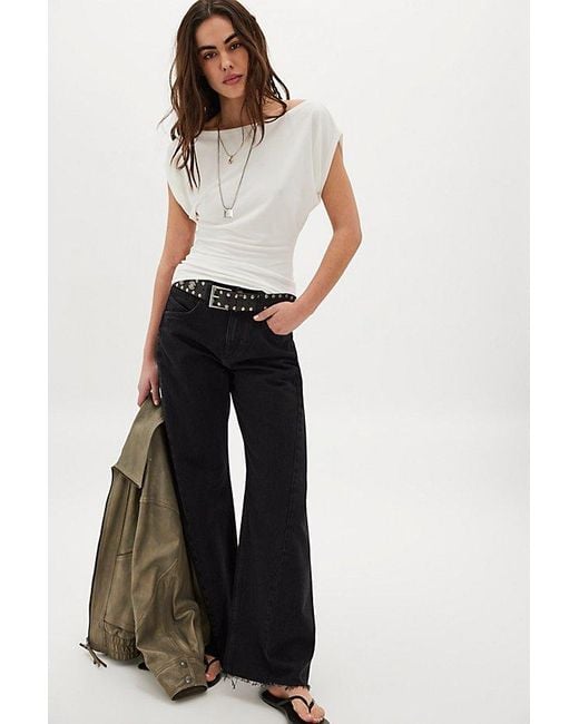 geel White Fletcher Top