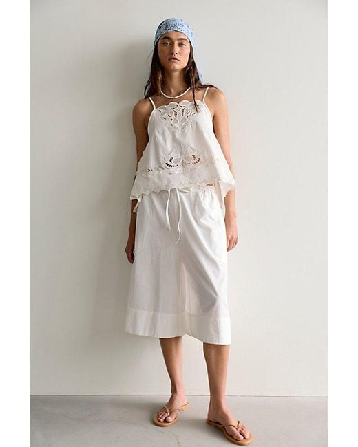 free-est Natural Menorca Slouchy Capris By