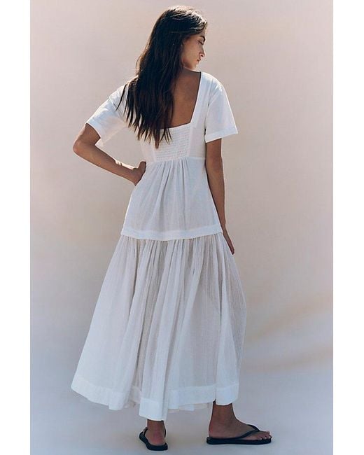 free-est White Marcella Midi Dress By