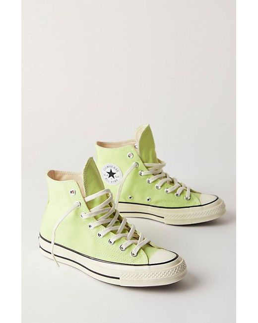 Converse Green Chuck 70 Recycled Canvas Hi-Top Sneakers