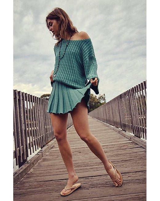 Free People Green Kenzie Sweater Set